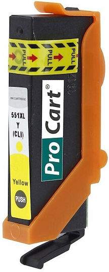 Compatible Cli-551xl Yellow Cartridge Canon Printers