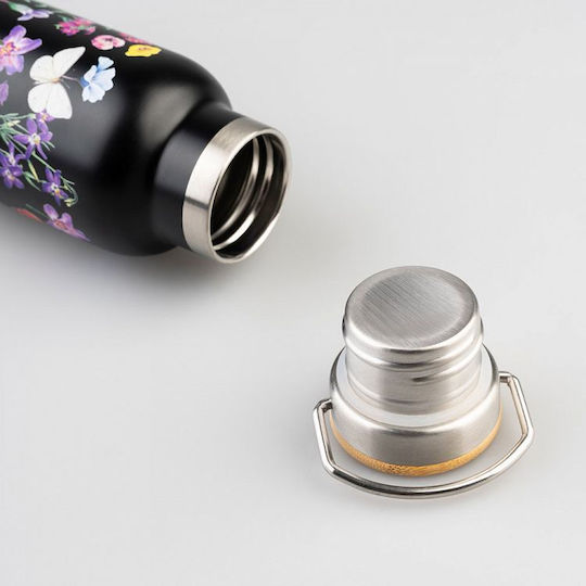Grupo Erik Μπουκάλι Θερμός Ανοξείδωτο 500ml SLEEPLESS GARDEN με Λαβή