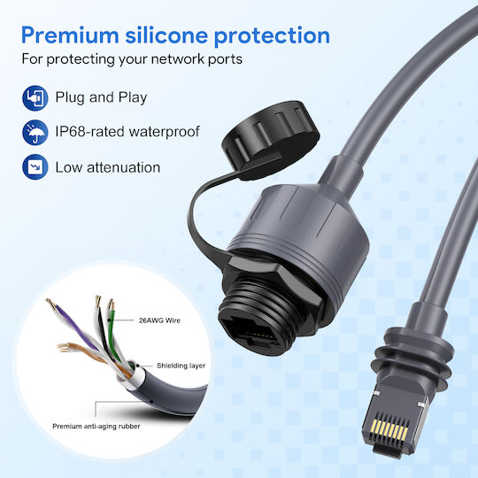Rj45 Waterproof Cable Adapter Starlink Standard Gen 3 V4