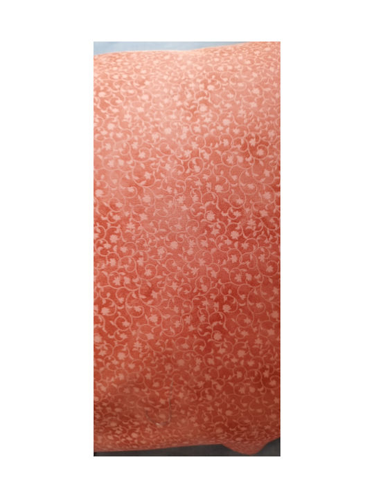 Oxygen Διακοσμητική Μαξιλαροθήκη Red & Peach 45x45εκ.