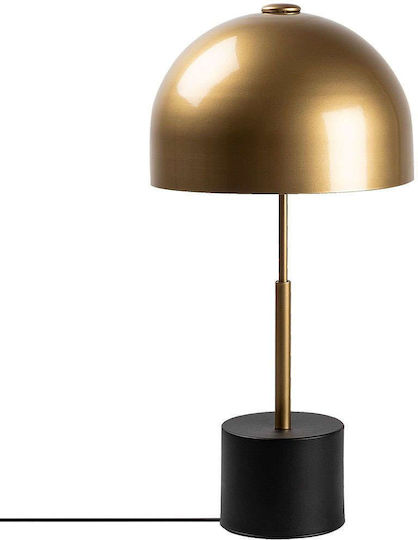 Opviq Tischlampe für Fassung E14 mit Schwarz Schirm und Basis