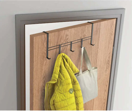 Metaltex Agățătoare Pentru Uși Metalice 38x15cm 4 Bucăți