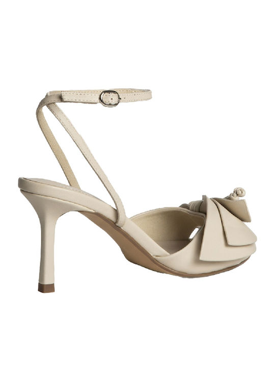 Damen Sandalen Beige