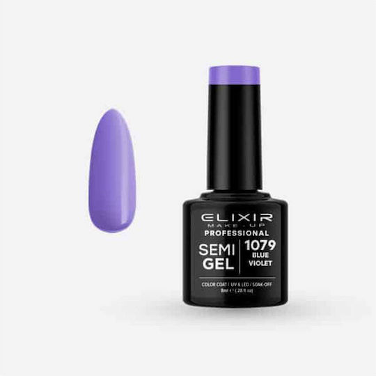 Elixir Himimonim Oja de Unghii #1079 Albastru Violet 8ml