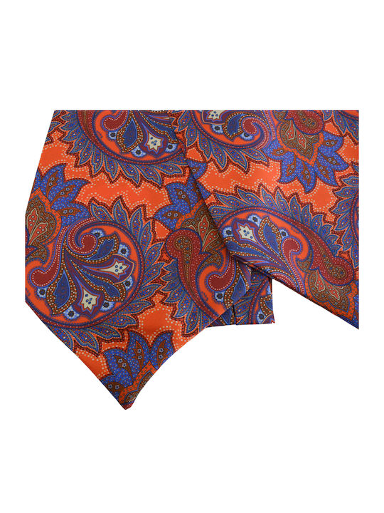 Ascot Men's Silk Tie In Orange Colour