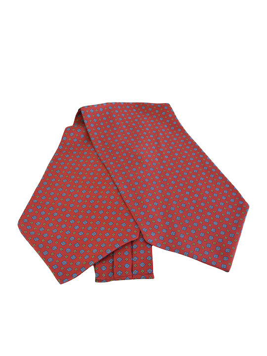 Ascot Ανδρική Γραβάτα Μεταξωτή σε Κόκκινο Χρώμα Ascot Ανδρική Γραβάτα Μεταξωτή σε Κόκκινο Χρώμα