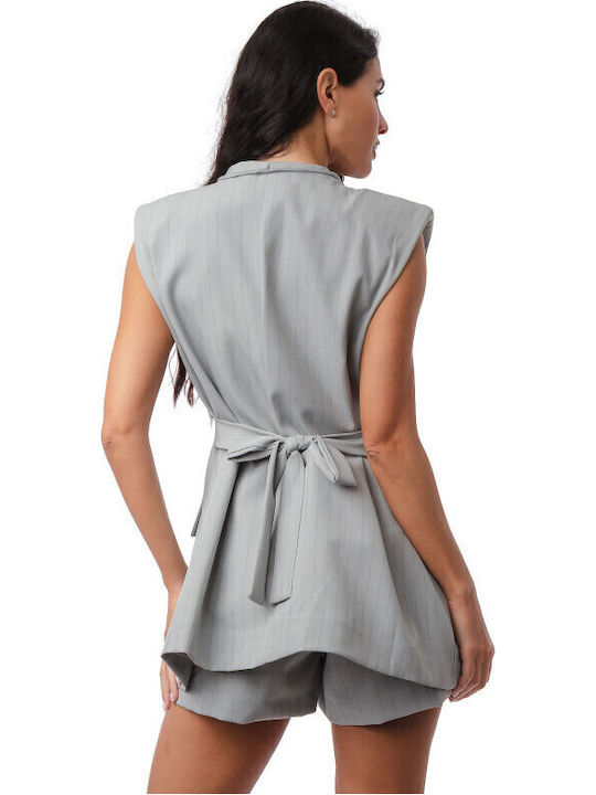 Women's Set with Grey Activewear Shorts