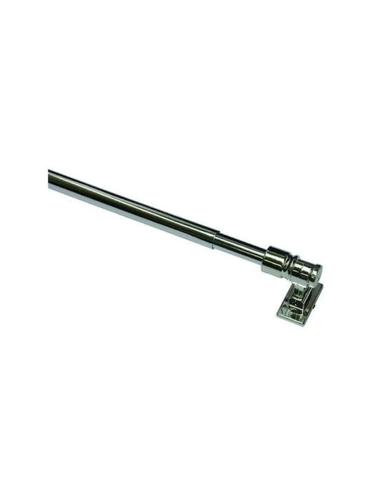 Gardinia Bară Pliabilă Metalică Pentru Perdele Single 120-225 cm Chrome