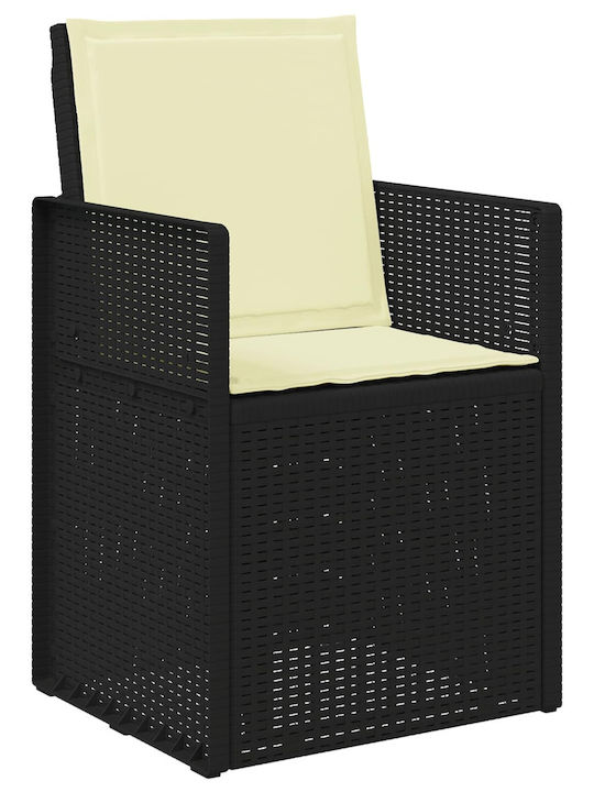 Set Sala De Mese Pentru Exterior 3 Piese Antracit Cu Perne