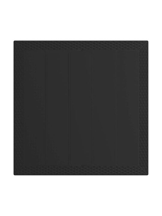 Set Sala De Mese Pentru Exterior 3 Piese Antracit Cu Perne