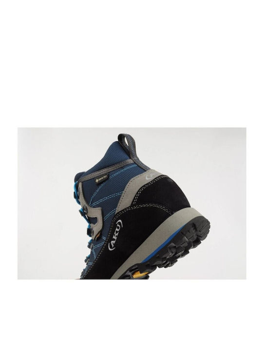 Aku Trekker Wide Ghete De Drumeție Impermeabile Pentru Femei Cu Membrană Gore-Tex Bleumarin