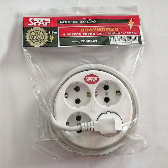 Spap Πολύπριζο 4 Θέσεων
