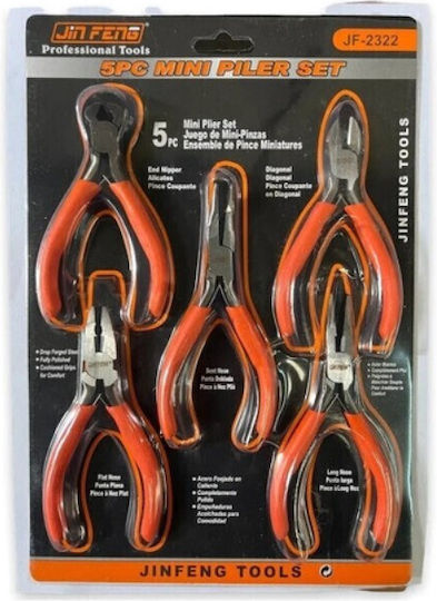 Mini Electrician Pliers Set 5 Pieces