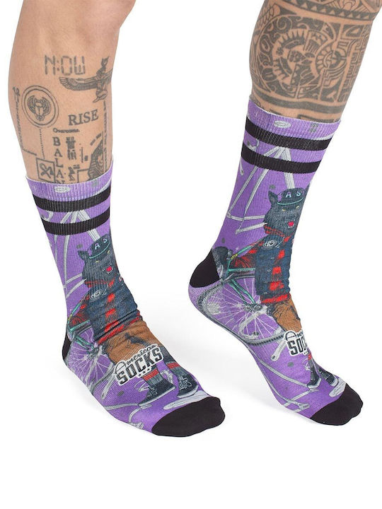 American Socks Mid High Socks Cycling Wolf As551