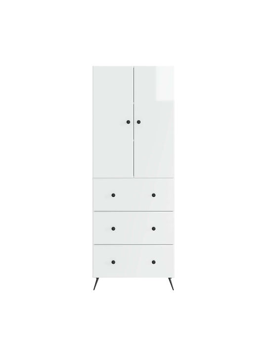 White Wall Cabinets (2 Pieces) 66x34.5x90cm
