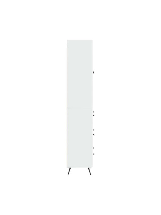 White Wall Cabinets (2 Pieces) 66x34.5x90cm