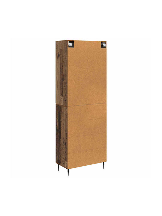 Шкаф за дневна от ПДЧ Старинно Дърво 66x34.5x90см