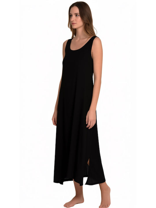 Zen by Daisy Women's Maxi Beach Dress Black