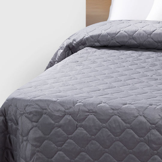 Κουβερλί Υπέρδιπλο Microfiber Gray 220x240cm