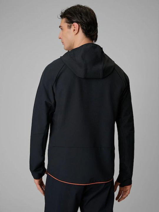 Geacă De Iarnă Softshell Impermeabilă Și Cu Protecție Împotriva Vântului Neagră