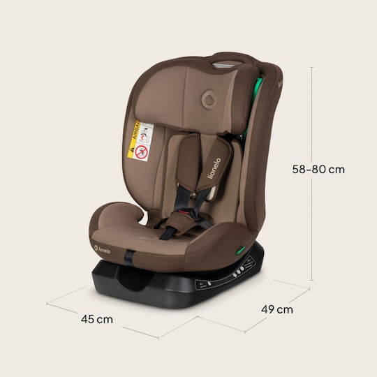 Lionelo Aart Car Seat i-Size with Isofix Beige Chocolate