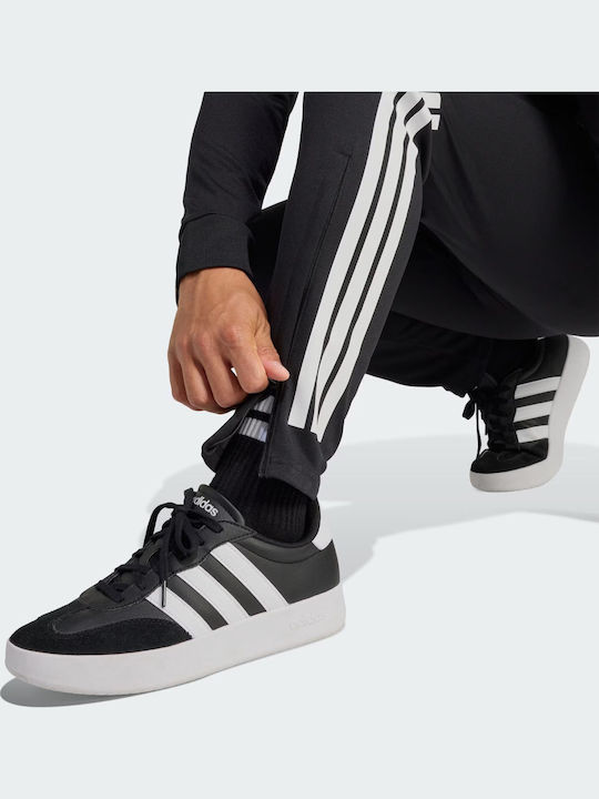 Sereno Men's Sweatpants with Elastic Black White
