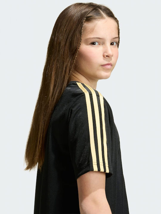 Kinderkleid Schwarz Gold