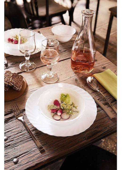 Arcoroc Glass Wine Serving Decanter 25.5cm with Stopper and Transparent Glasses 1000ml