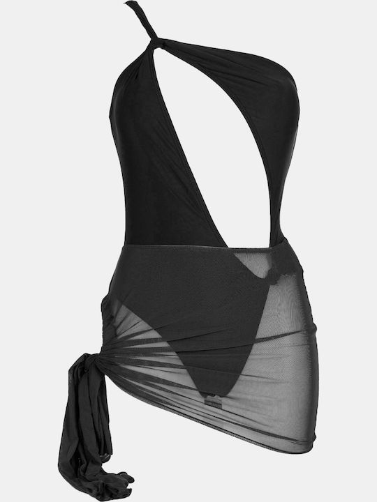 Swimsuit with Openings Black