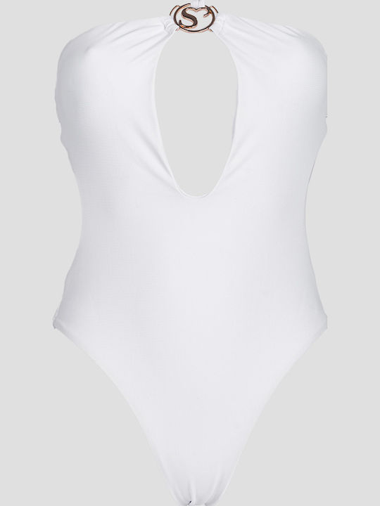 One Piece Swimsuit White