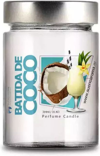 Sueno Aroma Φυτικό Αρωματικό Κερί Batida De Coco Βανίλια & Καρύδα 314ml