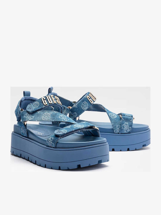 Guess Σανδάλια Μπλε Guess Σανδάλια Μπλε