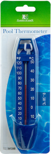 Termometru Pentru Piscină Din Plastic 17x4.5cm Albastru