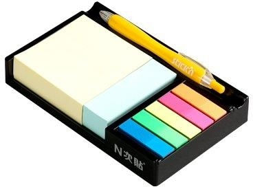 Suport Pentru Notițe Autocolante Hopax 76 X 76/76 X 25/45 X 12 Mm Stick'n Culori Asortate