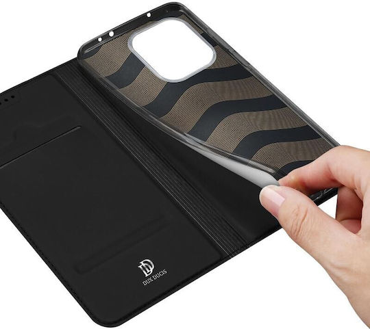 Dux Ducis Skin Book Synthetic Leather / Silicone Black (OnePlus Nord)