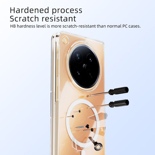 Abeel Plastic Transparent Back Cover Oppo Find N6 5g