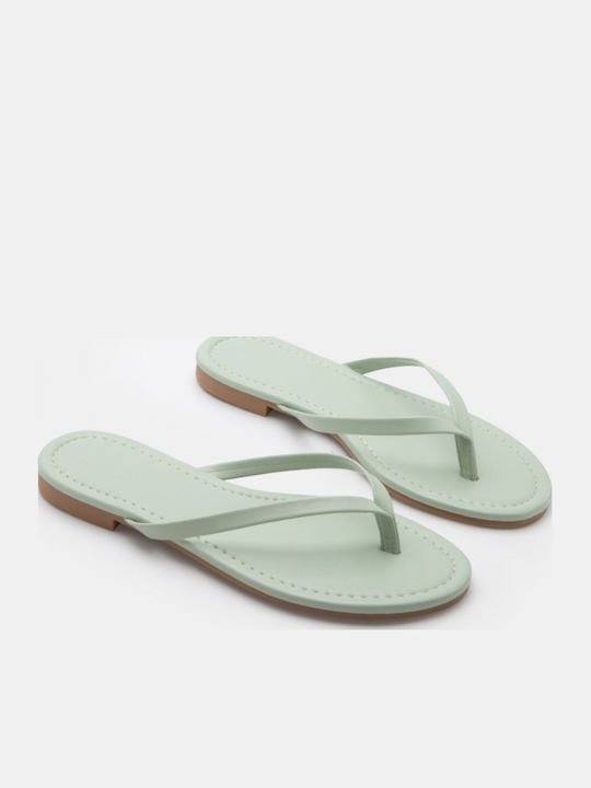 Damen Flache Sandalen Türkis
