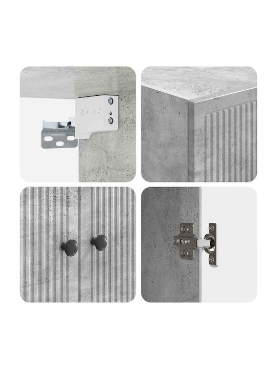 Grau 59x31x60cm