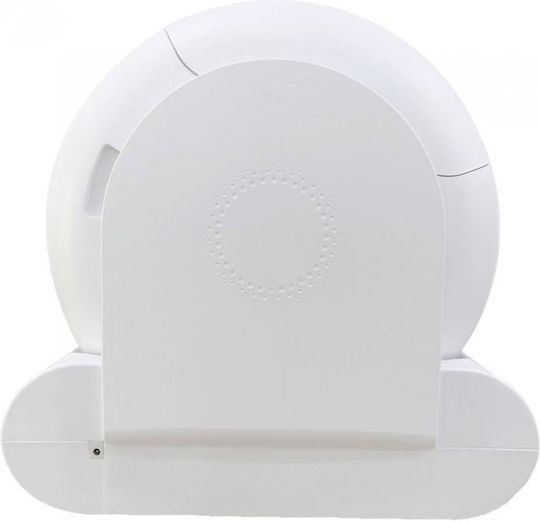 iHunt Τουαλέτα Γάτας Λευκή Μ48 x Π51.6 x Υ50.5cm