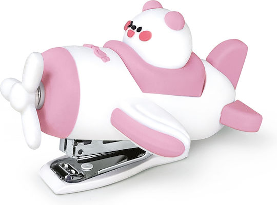 Crazy Airplanes Stapler 4 Colors 8 Pcs Display