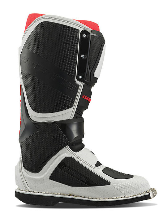 Gaerne SG 12 Gravel Men's Motocross Leather Boots Black/White/Red/Blue