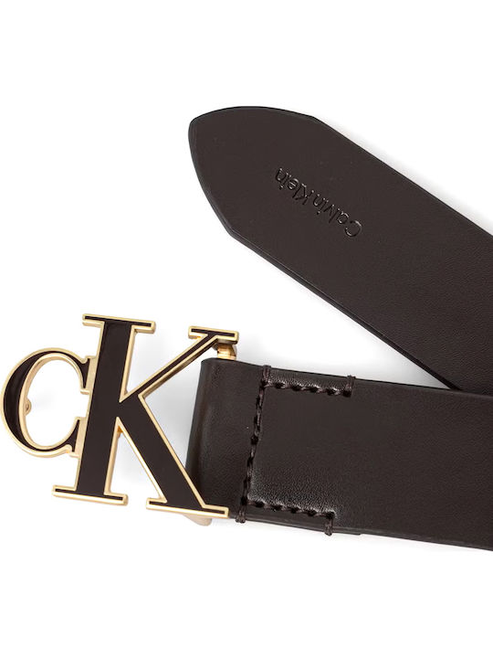 Calvin Klein Leather Women's Belt Brown