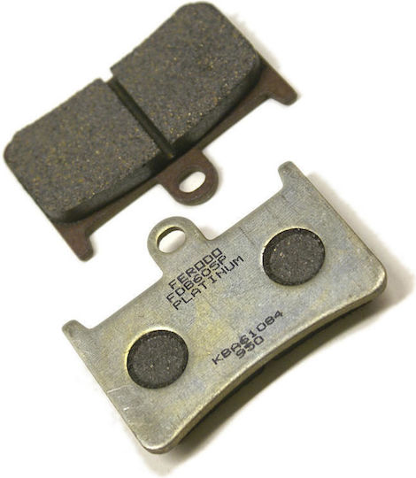 Ferodo Motorcycle Brake Pads Front Brake Pads Platinum Yamaha Tdm 900 Mt for Yamaha TDM 900 / T-MAX 500 / MT-09 / FZR 400 / T-Max 530 / T-MAX 560 / YZF-R6 / MT-07 / Tracer 700 / XSR 700 / YZF 750 / FZ8 Fazer / Niken / Tracer 900 / XSR 900 / FZ1 Fazer / MT-10 / YZF-R1 / YZF 1000 / BT 1100 - Bulldog / XT / XJR / FJR 1300 / MT-01