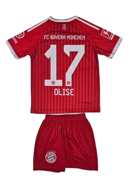 Kids Football Set Olise Bayern Munchen 2026-2027 Red Balón De Oro Unisex Kids Ab165