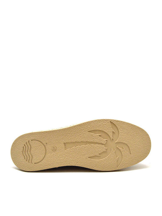 Suede Herren Espadrilles in Beige Farbe