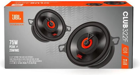 JBL Club 322F Σετ Ηχεία Αυτοκινήτου 6.5" με 25W RMS (2 Δρόμων)