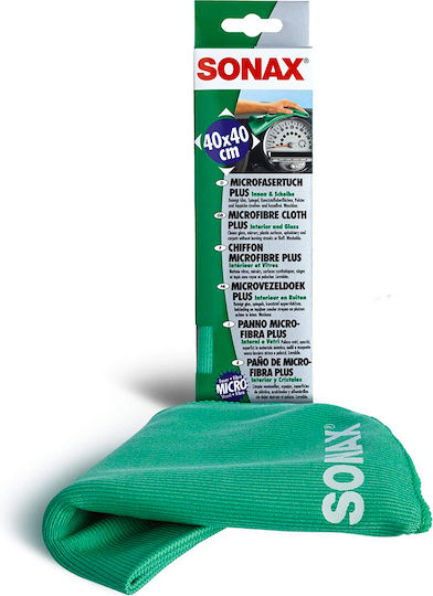 Sonax Sonax Mikrofaser-Reinigungstuch Für Auto Windows Grün 38x38cm