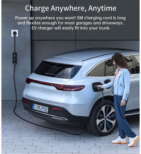 Choetech ACG16 Φορητός Μονοφασικός Φορτιστής 3.5kW με Ενσωματωμένο Καλώδιο 5m Type 2 (052525)