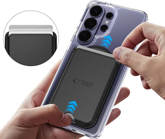 Tech-Protect MagSafe Θήκη Καρτών Magwallet σε Μαύρο χρώμα