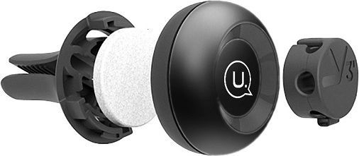 Usams 2in1 Fragrance & Magnetic Air Vent Cable Holder Βάση Κινητού Αυτοκινήτου με Μαγνήτη Μαύρη